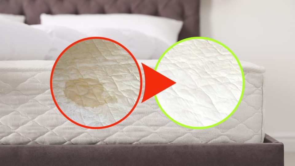 Adieu les taches de votre matelas : avec cette méthode il redevient blanc